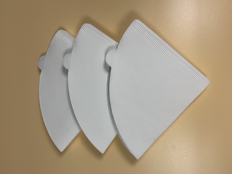 Disposable V Shaped Coffee Filter Paper Hand Drip Coffee Filter Paper And Storage Holder