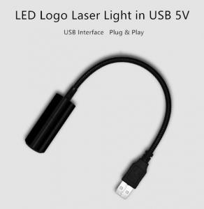 LED Logo Laser Light in USB 5V Version, custom logo available.