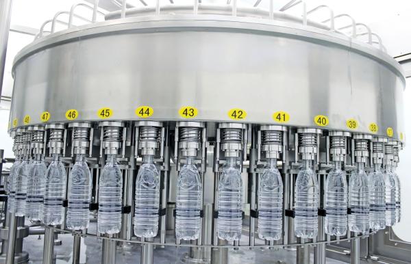 Mineral Bottled Water Filling Production Line Blowing Capping Combi Block