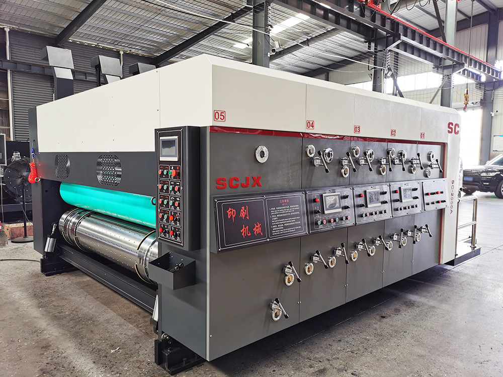 1628 Four Color High Speed Corrugated Cardboard Printing Slotting and Die Cutting Machine