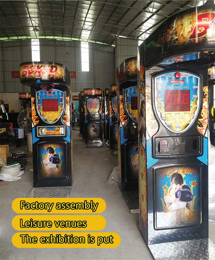 Cola Redemption Game Machine Sports Playing Hit Target Arcade Game Boxing Punch Machine