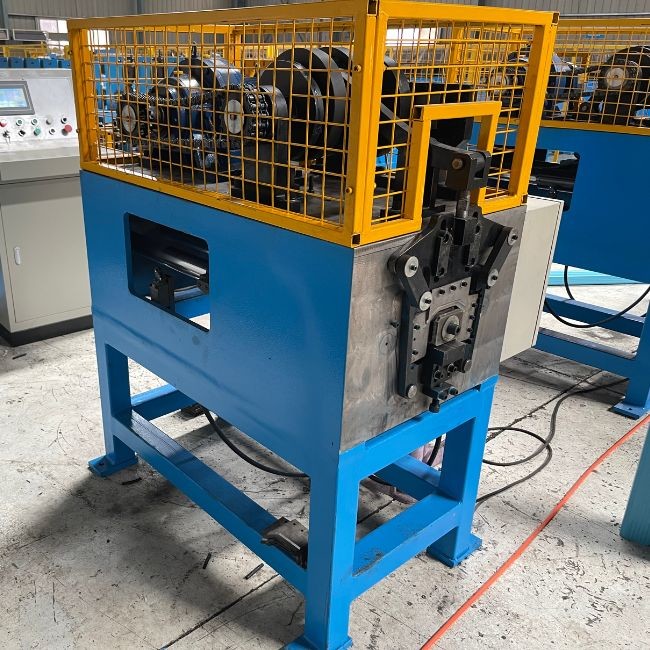 Galvanized Steel Gutter Downspout Roll Forming Machine Custom With HRC58-62 Roller Steel