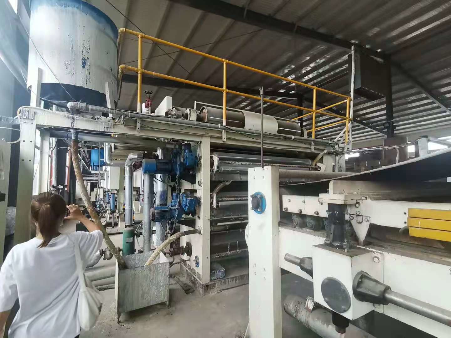 Helical Knife Nc Cut Off 1.4m Corrugated Cardboard Making Machine