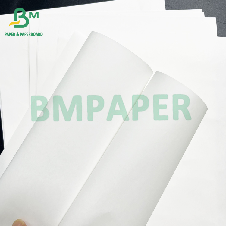 70gsm Food Grade White bleached  Kraft Paper In Reel For Food Product Wrapping