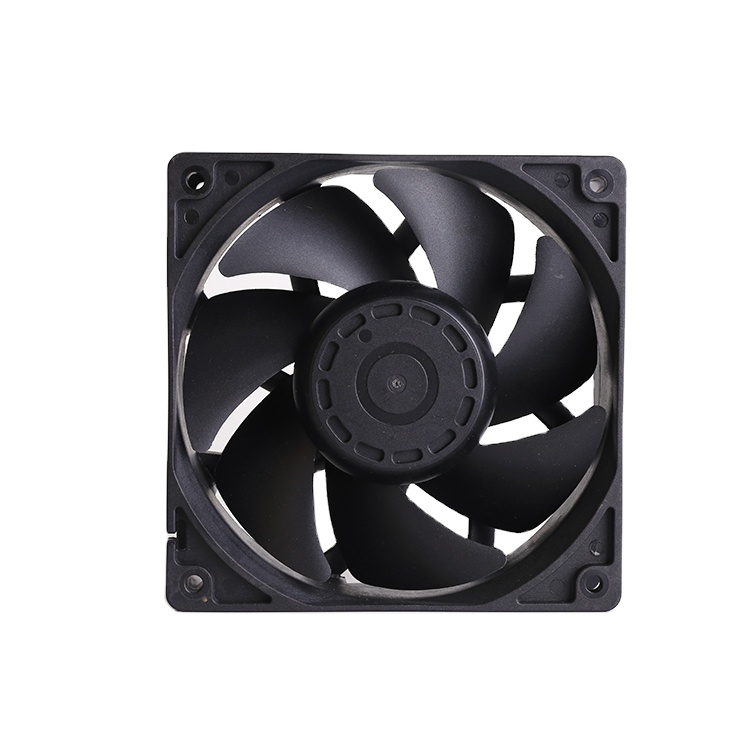 12V DC 120*120*38mm Plastic Axial Cooling Fan for Small Cabinet in Food Beverage