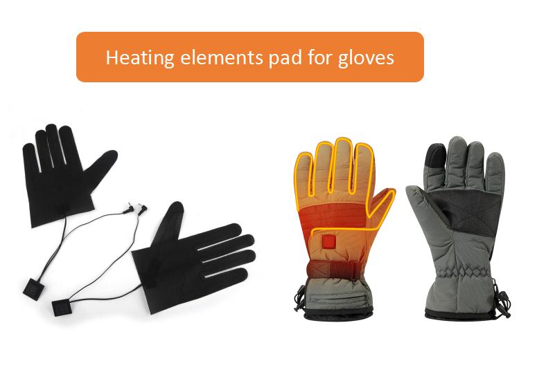 Far Infrared 7.4V Battery Charged Heating Pad For Ski Gloves