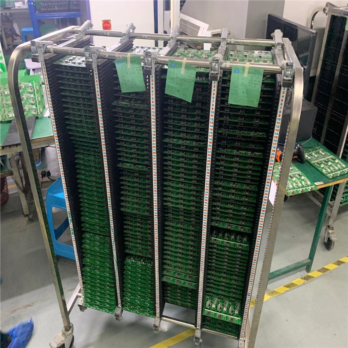 Antistatic Multisized Stainless Steel Trolley Cart Esd Pcb Storage Trolley