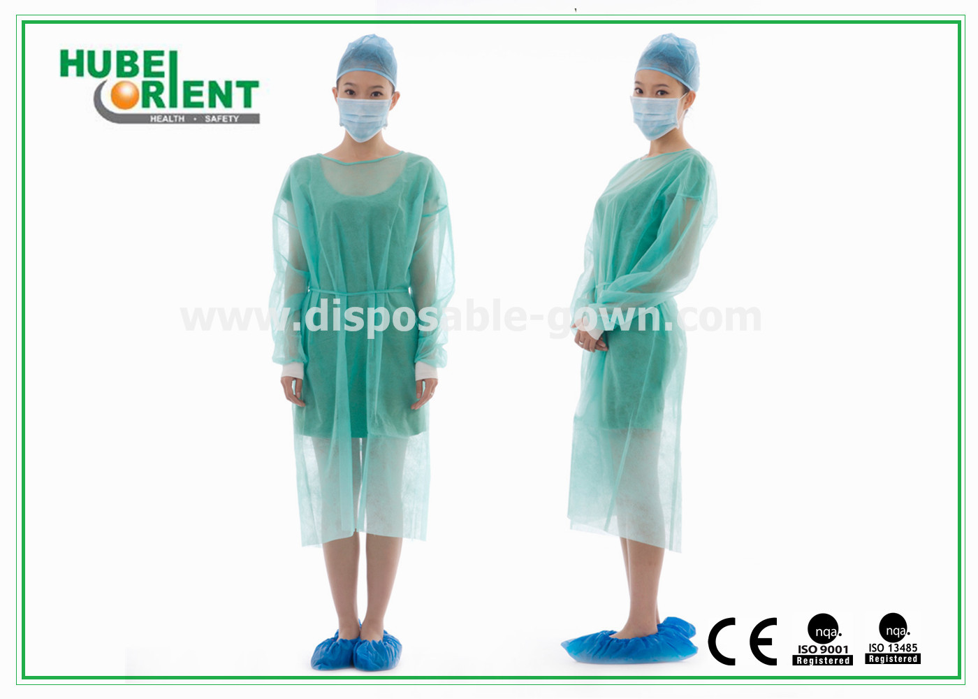 Hospital Patient SMS Disposable Isolation Gowns