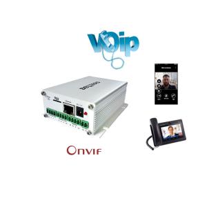 Onvif Sip Intercom Doorbell Analog To Ip Converter For Video Door Phone