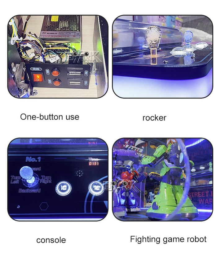 Mech Warrior Battle Fighting Game Machine Coin Operated Arcade 4 Players