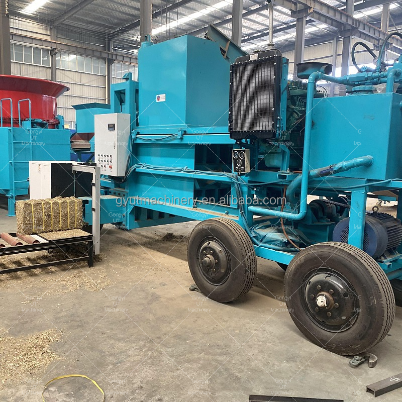 3200 KG Capacity Square Baler for Wood Sawdust Integration Baler Machines