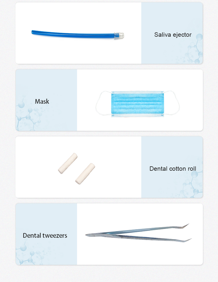 S&J Dental Equipment Consumables Sterilized Disposable Oral Examination Dental Hygiene Kit Dental Composite Kits