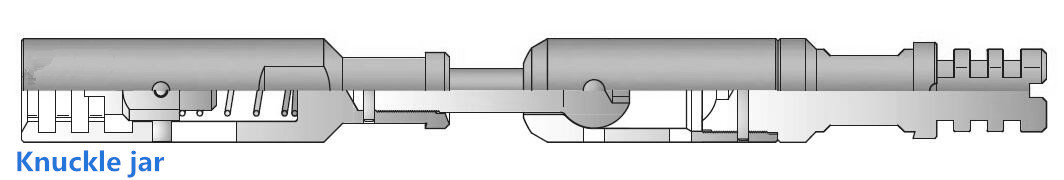 UN Thread Wireline Tools And Equipment 1.25" OD Downhole Alloy Steel Wireline Knuckle Jar