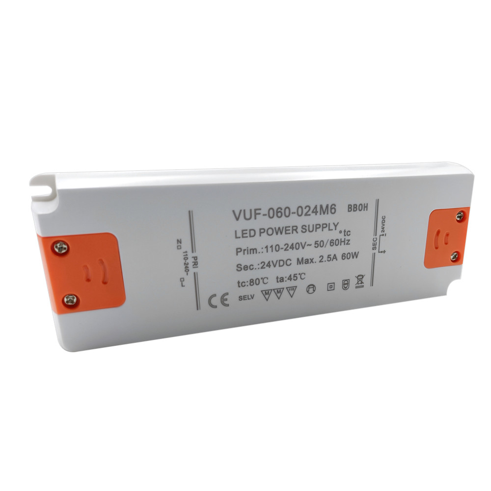 Driverfix Waterproof 60W Ultra Thin LED Driver 24V AC Lighting Accessories
