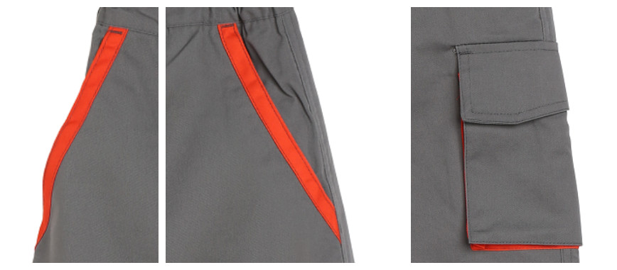 Polyester Cotton Pen Pockets Light Grey Breeches