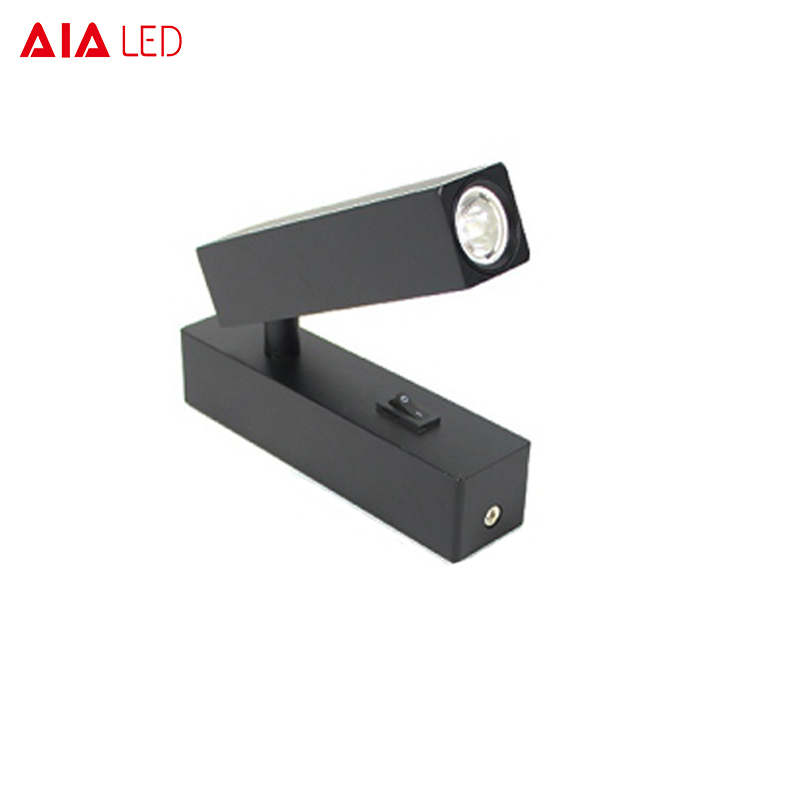 Wall mounted led headboard wall light/hotel led reading light/led bedside wall light