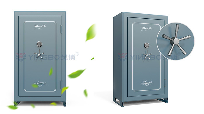 75 Mins Fireproof Rating Heavy Gun Safe Box Anti Theft With 36 Guns