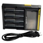 Nitecore D4 Flashlight Battery Charger EU/US Plug Intelligent Torch Battery