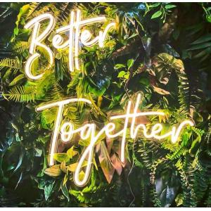 Better Toether Til Death LED Light Up Custom Neon Open Beer Bar Custom Neon