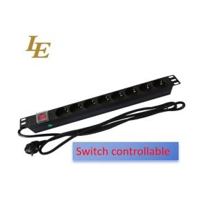 Professional Infrared Testing EU Type Power Strip Distribution PDU For Server
