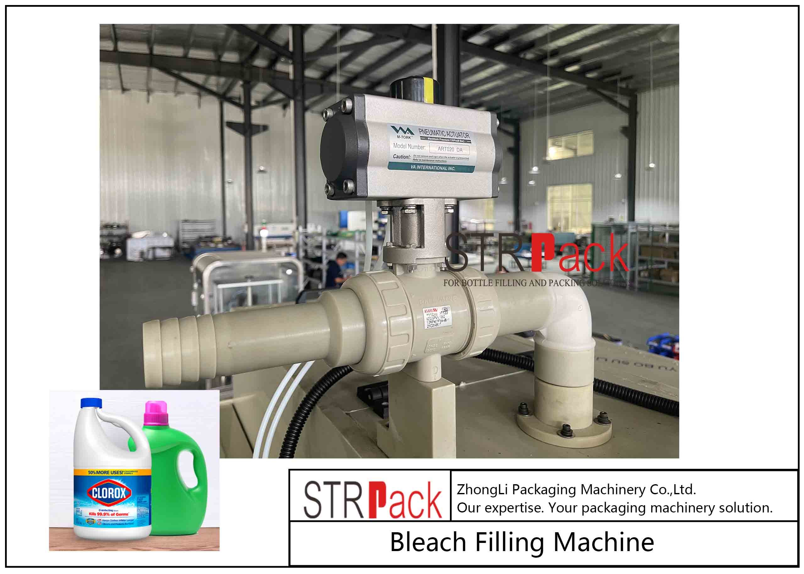 Gravity Filling Automatic Corrosive Liquid Filling Machine with Customizable Filling Volume & High-speed Filling