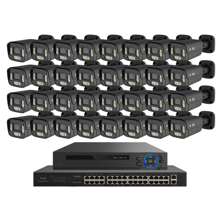 32 Channel Poe Cctv Camera 8MP 4K Outdoor Poe Security Camera System