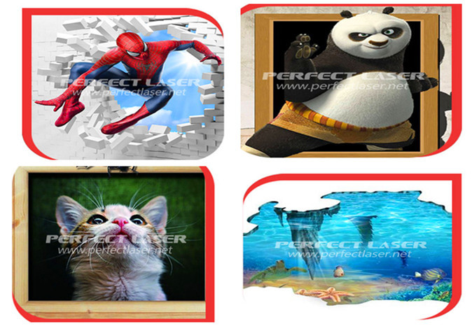 Vertical 3D Wall Printing Machine No Limited Personalized Multi Color