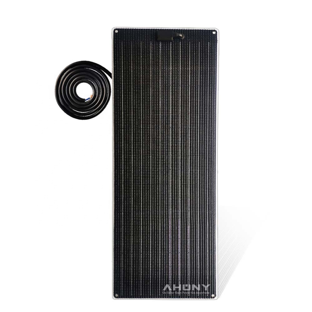 Semi Rigid Mono Perc Solar Panel 50w Saltwater Proof Marine Walk On Solar Panels