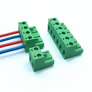 7.62mm Pitch 15Amp Pluggable Plug-in Screw Terminal Blocks Plug + Header
