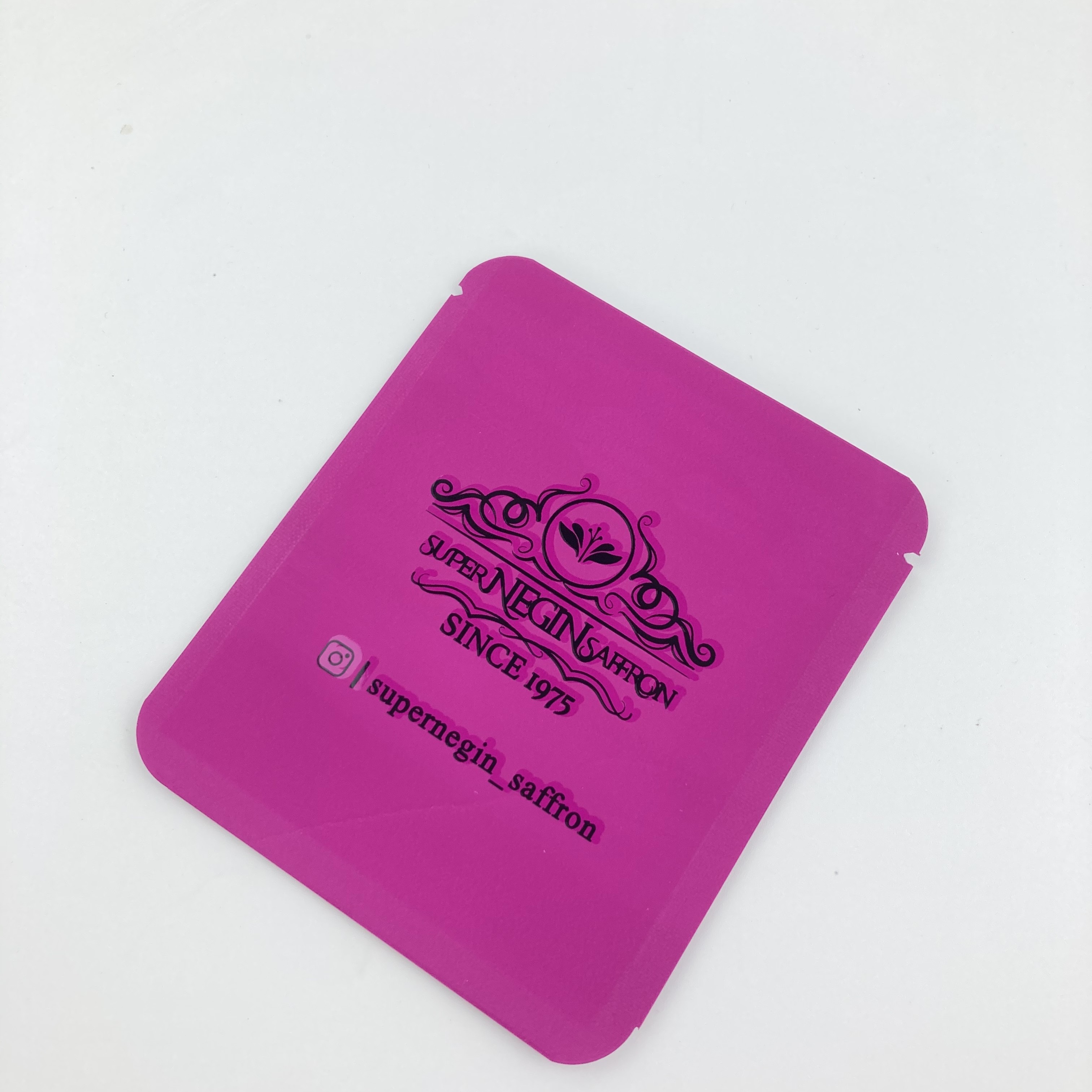 bags food for dry saffron crocus and tea 500pcs MOQ for custom packaging bag nuts packaging bag