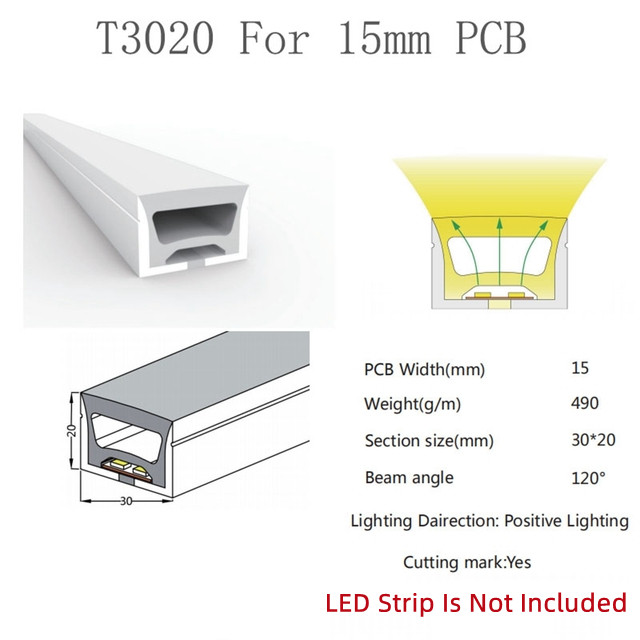 DC 12V Red LED Neon Flex with 50000 Working Lifetime and Hanging Mounting Installation