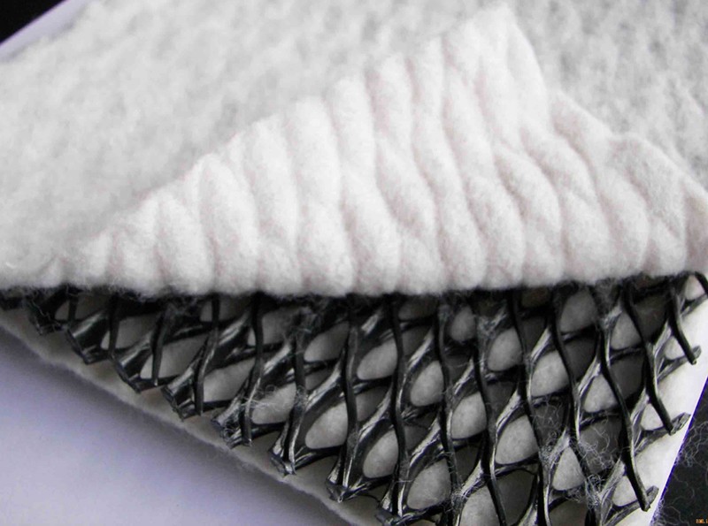 3D Composite Drainage Geonet with HDPE Black Mesh Drainage Network