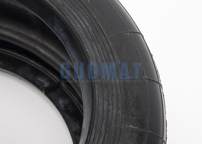 Double Pcs Steel Girdle Ring Industrial Air Springs / Air Bags 3 Convolution