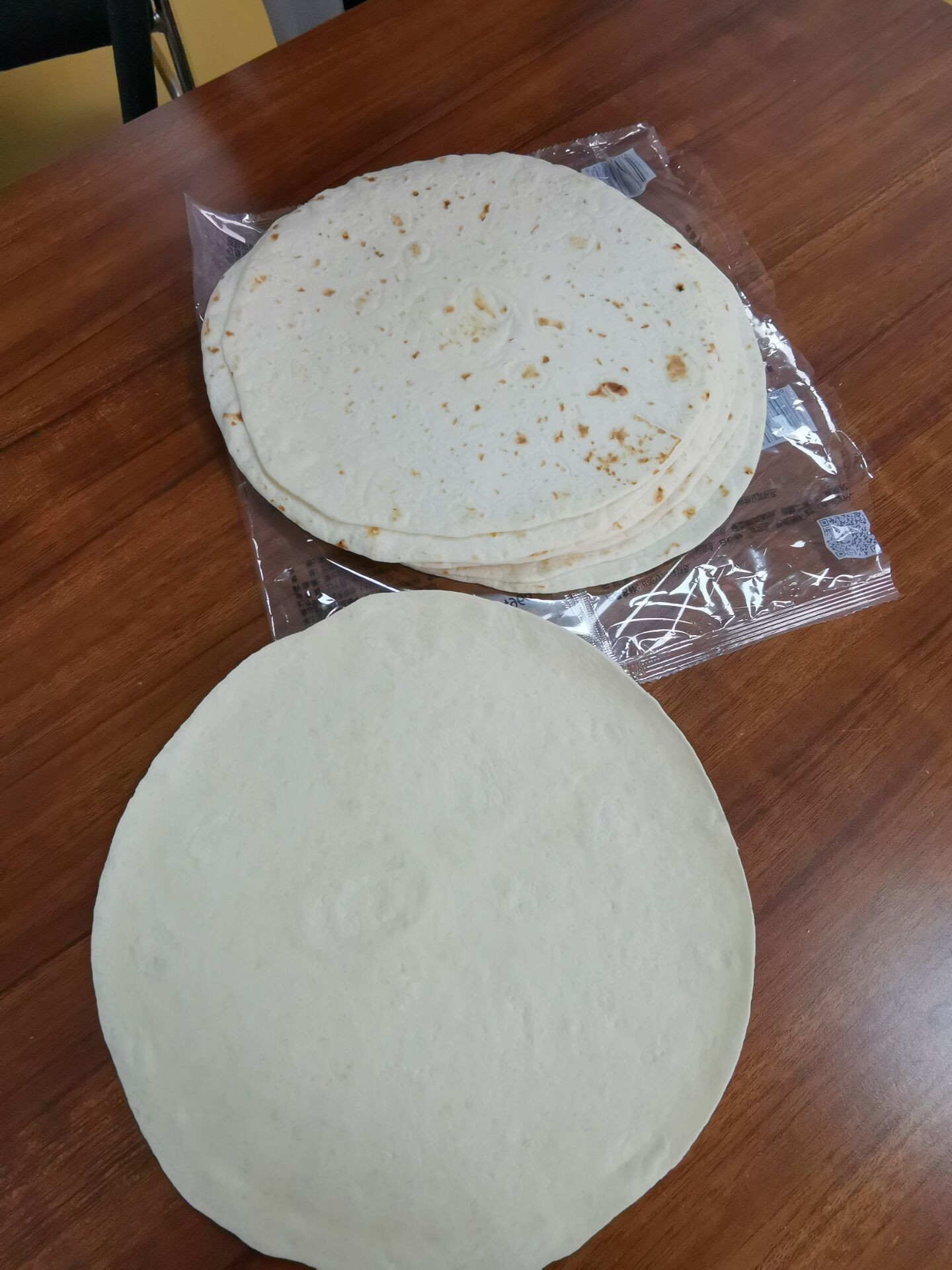 Double Ouput 1300 Piece/Hour Commercial Tortilla Making Machine 30cm Diameter