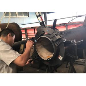 China Split Frame Pneumatic Pipe Cutting And Chamfering Machine Surface Smoothly on sale China Split Frame Pneumatic Pipe Cutting And Chamfering Machine Surface Smoothly on sale