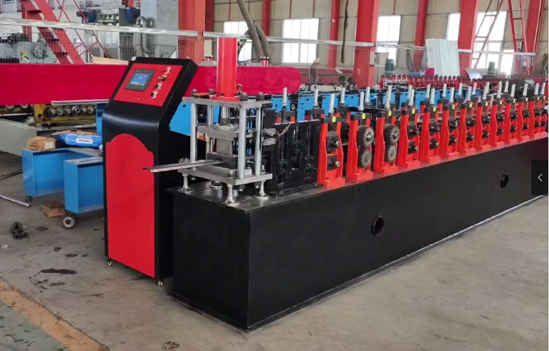 0.3-2MM Shutter Door Roll Forming Machine With 15 Stations