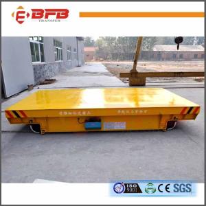 High Running Speed Material Transfer Carts , Insulated Rail Transfer Trolley
