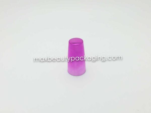 N2034 nail polish cap nail polish packaging plastic cap UV coating metalized
