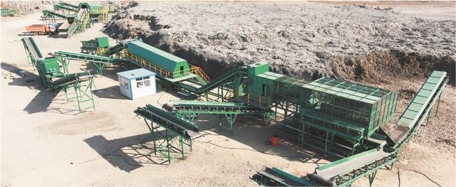 Stale Organic Waste Sorting Plant Municipal Solid Waste Sorting Line OEM