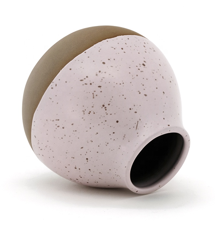 8 inch 7 inch 4 inch ceramic flower pots Creative style design ceramic flower vase pink vase