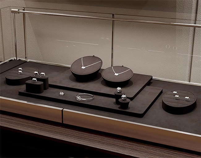 Fashion Countertop Jewelry Display Props Exhibition Low Ring Seat