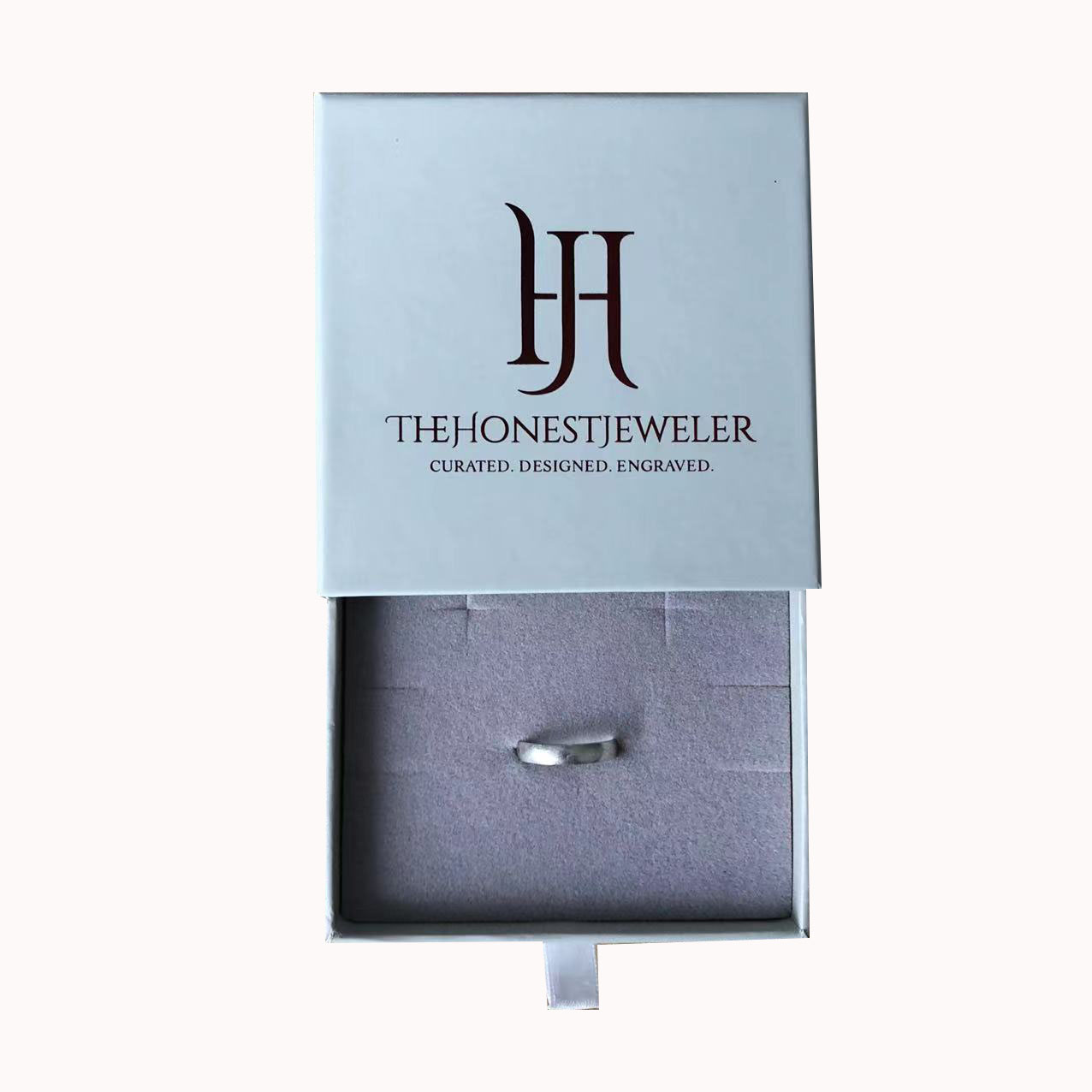Custom Logo Printed Black Cardboard Jewelry Gift Box for Bracelets Earrings and Necklaces