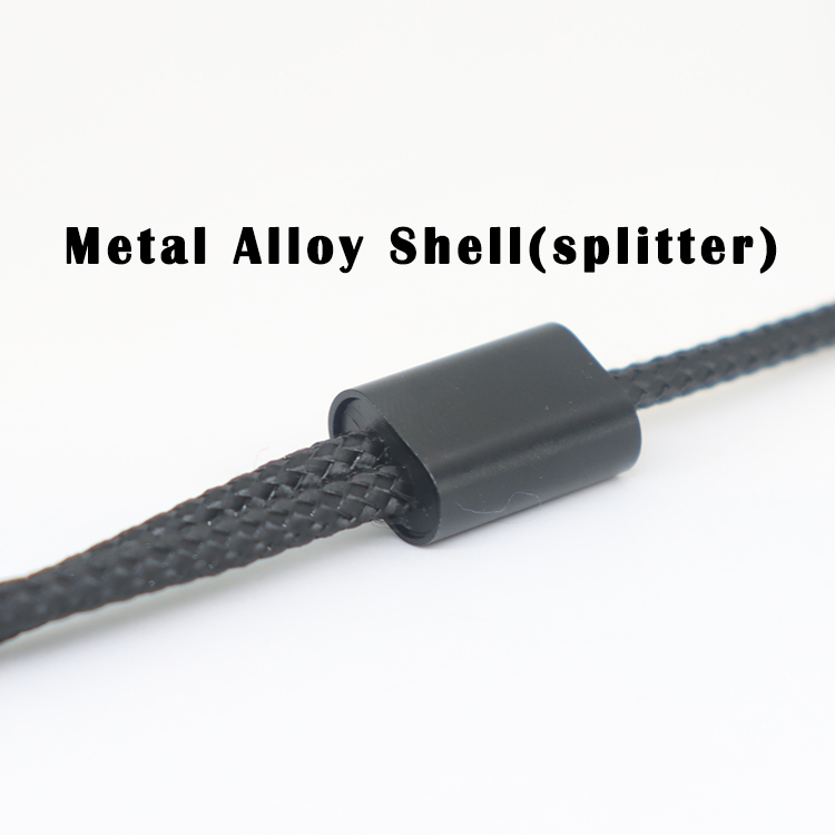 1 Input to 2 Output Y Shape 3.5mm AUX Stereo Audio Mic Headphone Splitter Adapter Cable