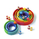 China Educational 35cm 7cm Wooden Blocks Toys Rainbow Stacking Blocks