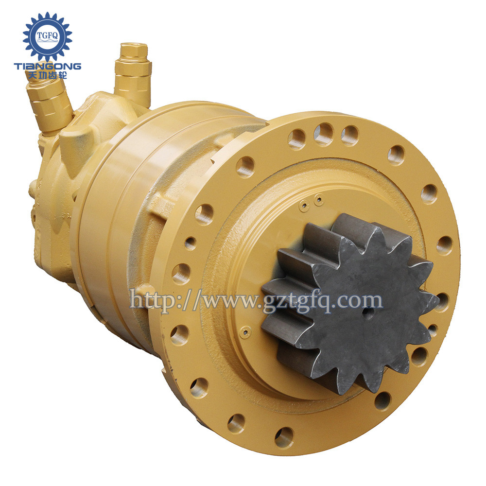 E312D2GC Steel Polished Excavator Swing Gearbox With Motor Spare Part 421-9132/421-9133