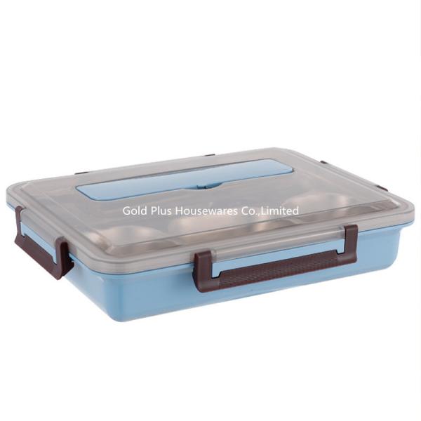 Non-toxic stainless steel food storage container 5 compartments insulated lunch