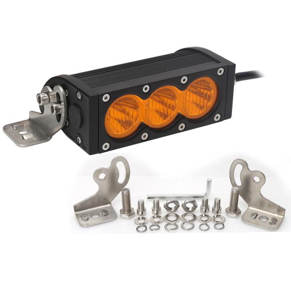 H Style 30W Yellow Color 3pcs 10W CREE LED LIGHT BAR 6000K 10-30V Combo Beam