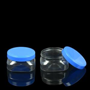 China Electroplating 100ml 500ml PET Jar Packaging PET Square Jars Deodorant Empty Containers on sale