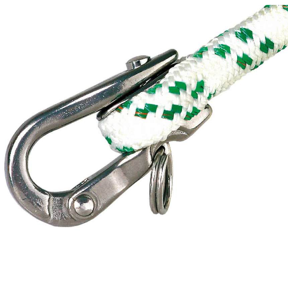 Imperial Measurement System Stainless Steel Sheet Snap Shackle with Thimble and Locking Pin Deck