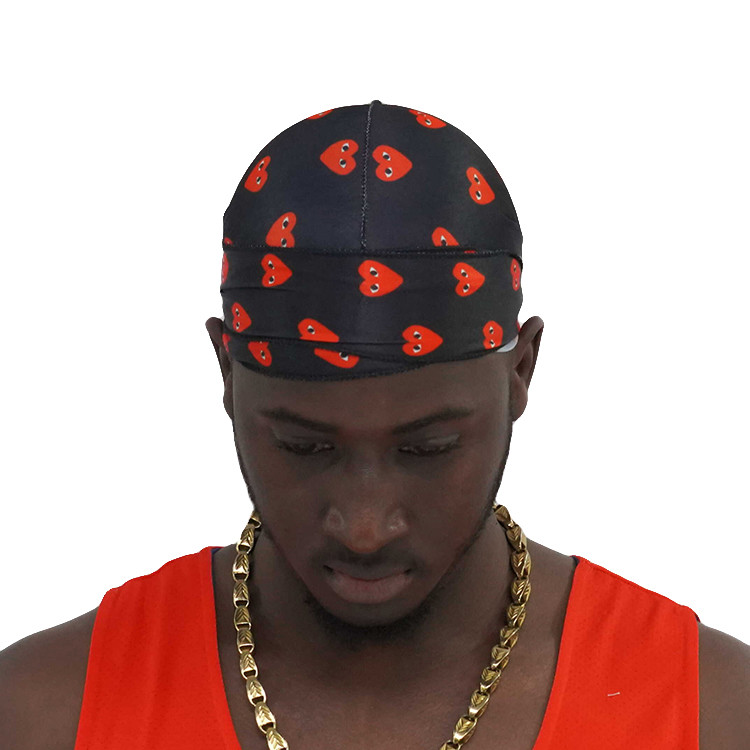 Wholesale Designer Fashion Custom Logo Silk Polyester Durag Supplier Wholesale